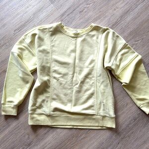 Evereve ice yellow sweatshirt
